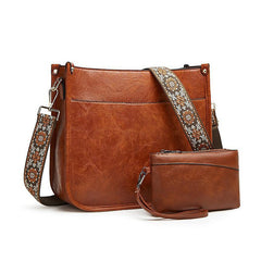 Women's Large Capacity Retro Messenger Bag