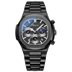 Multifunctional True Three Eyes Six-pin Men's Watch