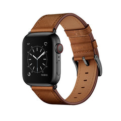 Classic Top Layer Leather Smart Watch Band