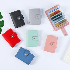 Anti-degaussing Creative Leather Multiple Card Slots PU Bank Card Package