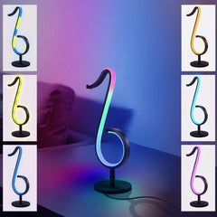 Intelligent APP Remote Control Symphony Atmosphere Light LED Night Light 180° Rotation Desktop Bedside For Home Decor Lamp