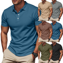 Casual British Style Summer Men's T-shirt