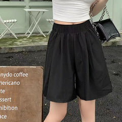 Summer Thin Loose High Waist Casual Japanese Shorts