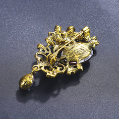 Refined Grace Crystal Brooch Elegant Luxury High-end Cheongsam Accessories