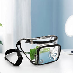 PVC Waist Bag Outdoor Sports Transparent Belt Bag