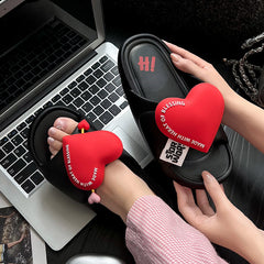 Three-dimensional Love Letter Women's Sandals