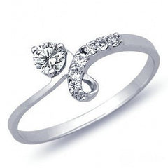 Diamond Women's Ring Fully-inlaid