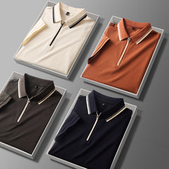 Short-sleeved T-shirt Lapel Casual Polo Shirt For Men