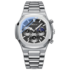 Multifunctional True Three Eyes Six-pin Men's Watch