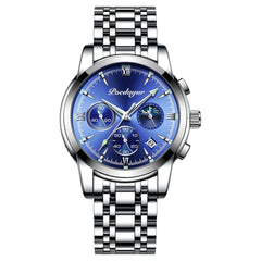 Multifunctional Men's Watch Luminous Waterproof Quartz Wrist Watch