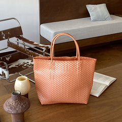 Holiday Shoulder Tote Hand-woven Bag