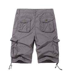 Spring Men's Cargo Shorts Multi-pocket Plus Size