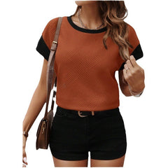 Casual European And American Fashion Women's Wear Top