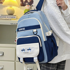 Multi-layer Oversized Backpack For Junior High School Students