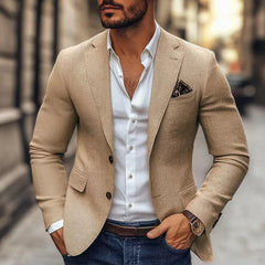 Men's Casual Printed Business Suit