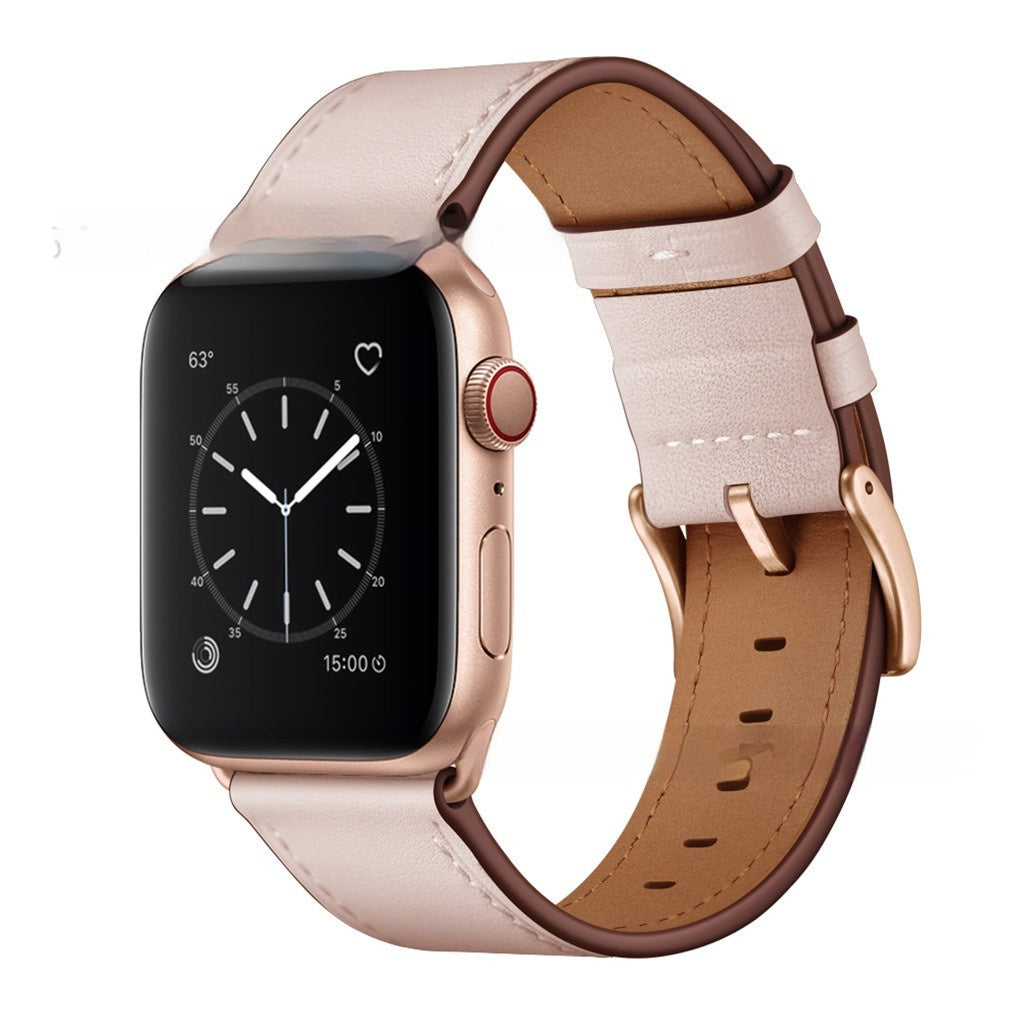 Classic Top Layer Leather Smart Watch Band