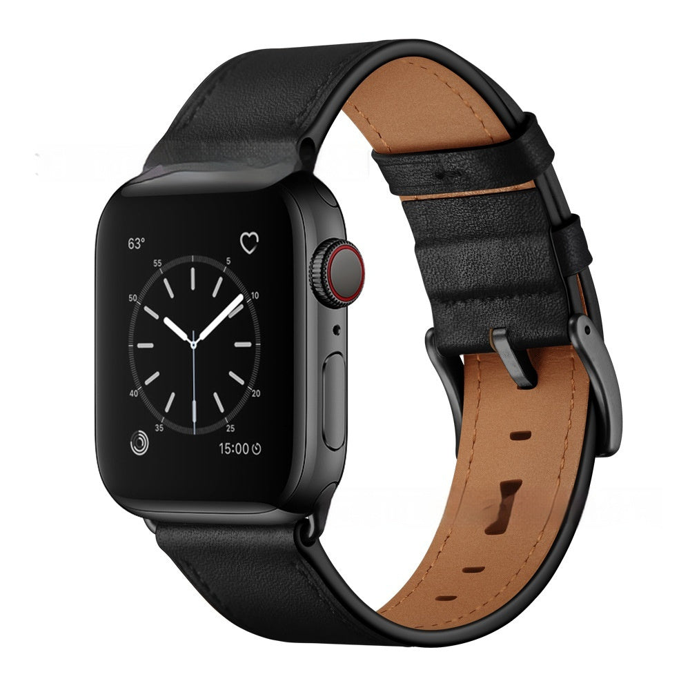Classic Top Layer Leather Smart Watch Band