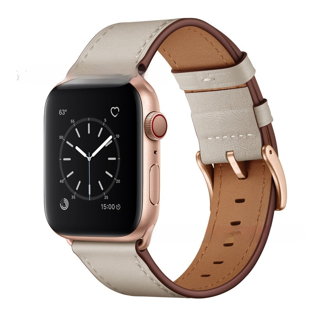 Classic Top Layer Leather Smart Watch Band