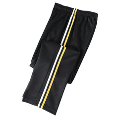 Spring And Summer Yellow Strip Two Horizontal Strips Uniform Pants