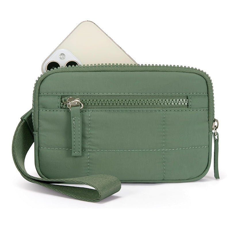 Women's Wristband Wallet Nylon Quilted