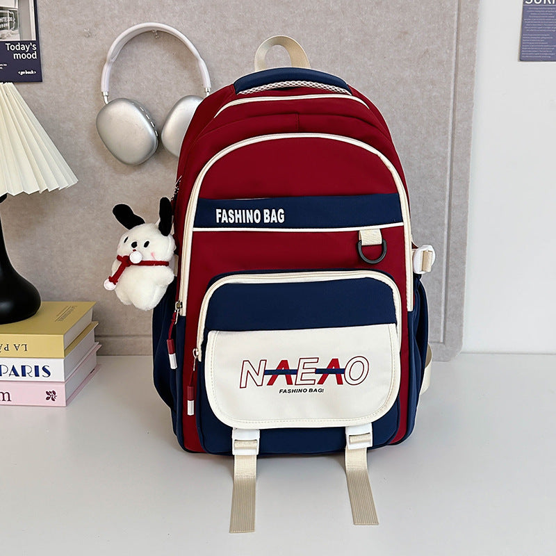 Multi-layer Oversized Backpack For Junior High School Students