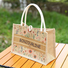 Fashion Personalized Tote Linen Bag Women