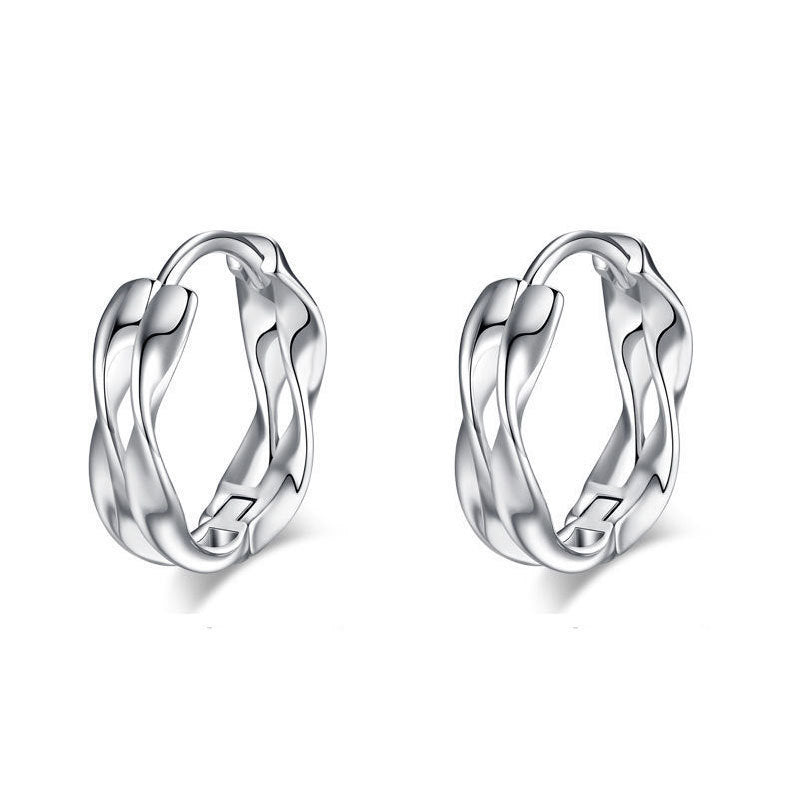 Fashion Simple Double Layer Wave Ear Clip