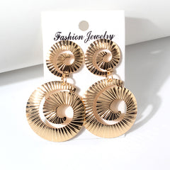 European And American Spiral Earrings