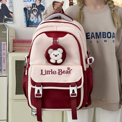 Preppy Style Korean Style Retro Large Capacity Travel Backpack