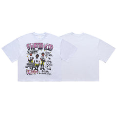 Original Street Men's Short-sleeved T-shirt With Gun Printing