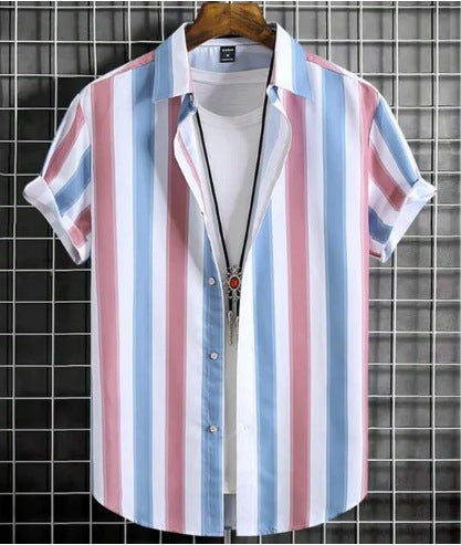 Plus Size Casual 3D Digital Printing Short Sleeve