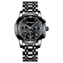 Multifunctional Men's Watch Luminous Waterproof Quartz Wrist Watch