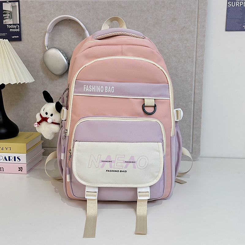 Multi-layer Oversized Backpack For Junior High School Students
