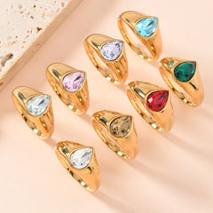Light Luxury High-grade Titanium Steel No Fading Ring