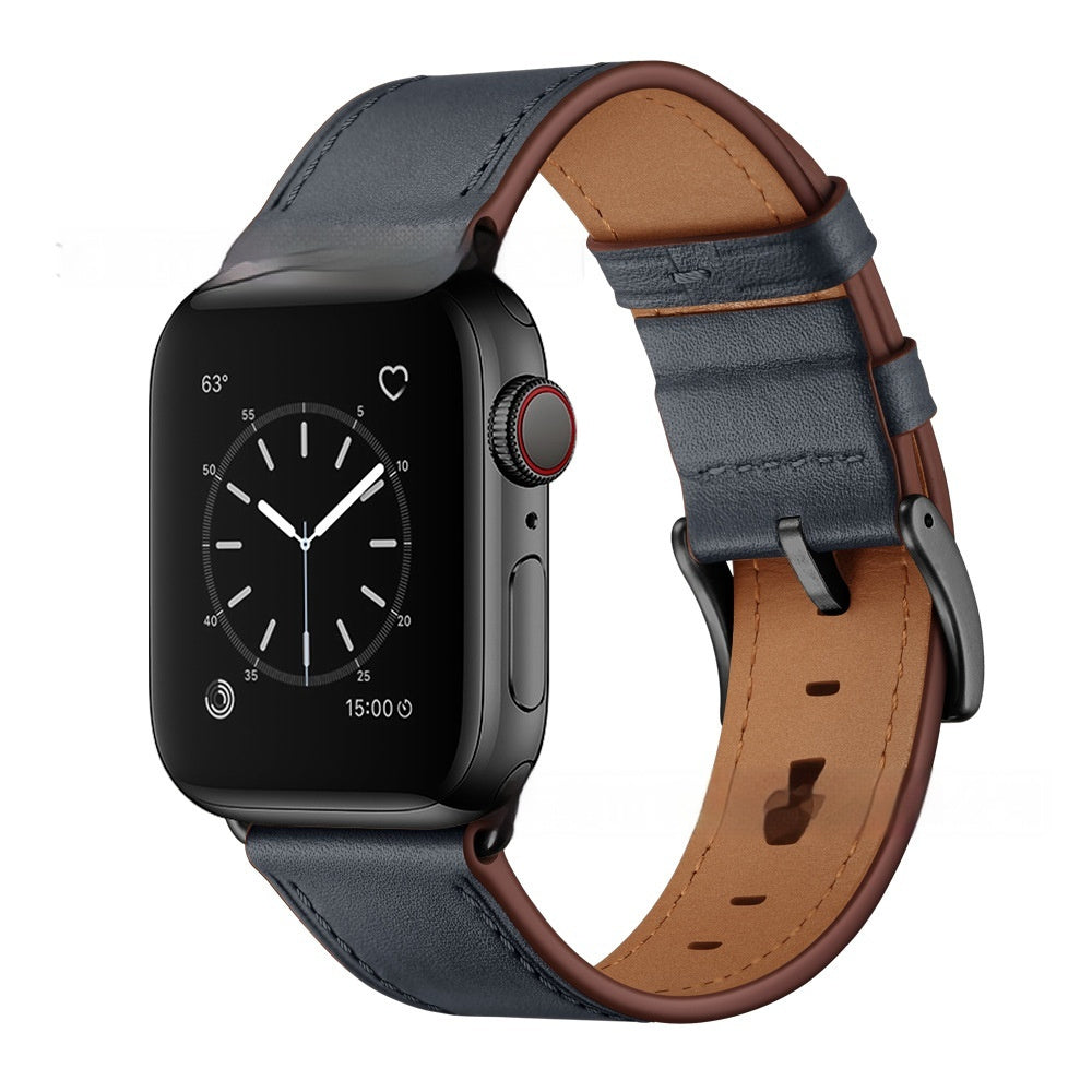 Classic Top Layer Leather Smart Watch Band
