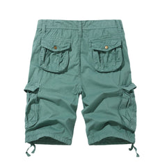 Spring Men's Cargo Shorts Multi-pocket Plus Size